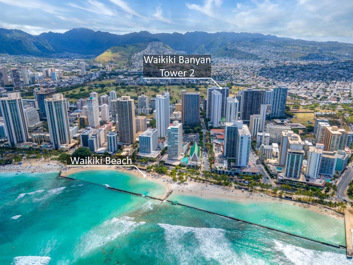 1Br With Great Ocean Views, 1 Block To Waikiki Beach Honolulu Exteriör bild