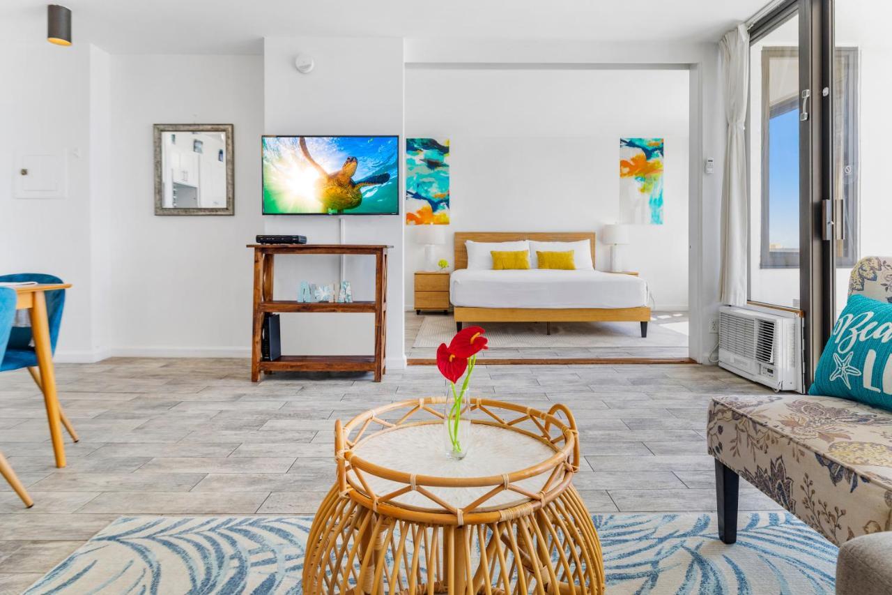 1Br With Great Ocean Views, 1 Block To Waikiki Beach Honolulu Exteriör bild