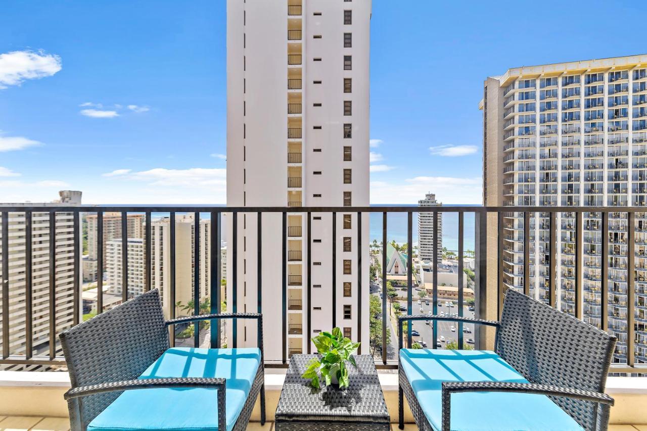 1Br With Great Ocean Views, 1 Block To Waikiki Beach Honolulu Exteriör bild