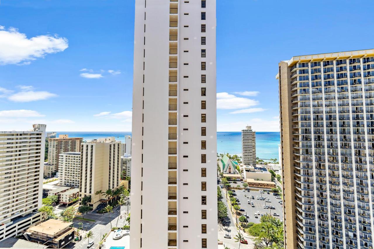 1Br With Great Ocean Views, 1 Block To Waikiki Beach Honolulu Exteriör bild