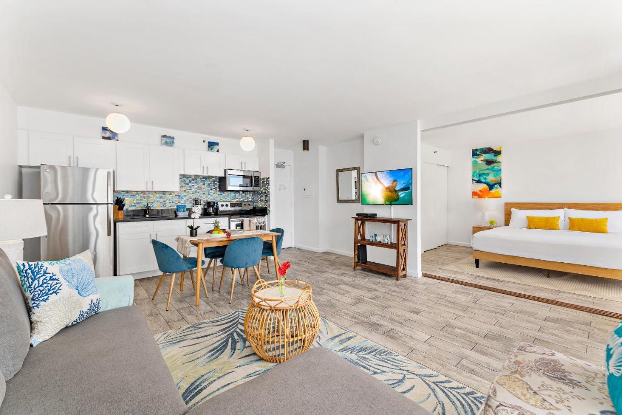 1Br With Great Ocean Views, 1 Block To Waikiki Beach Honolulu Exteriör bild