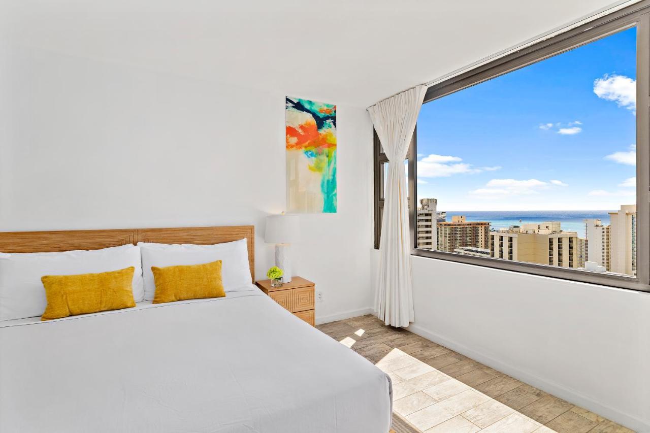 1Br With Great Ocean Views, 1 Block To Waikiki Beach Honolulu Exteriör bild