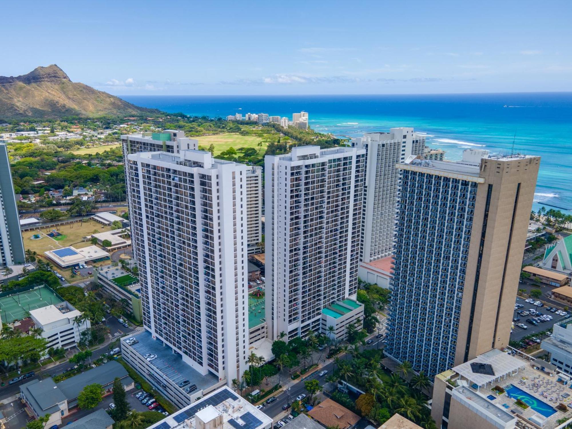 1Br With Great Ocean Views, 1 Block To Waikiki Beach Honolulu Exteriör bild