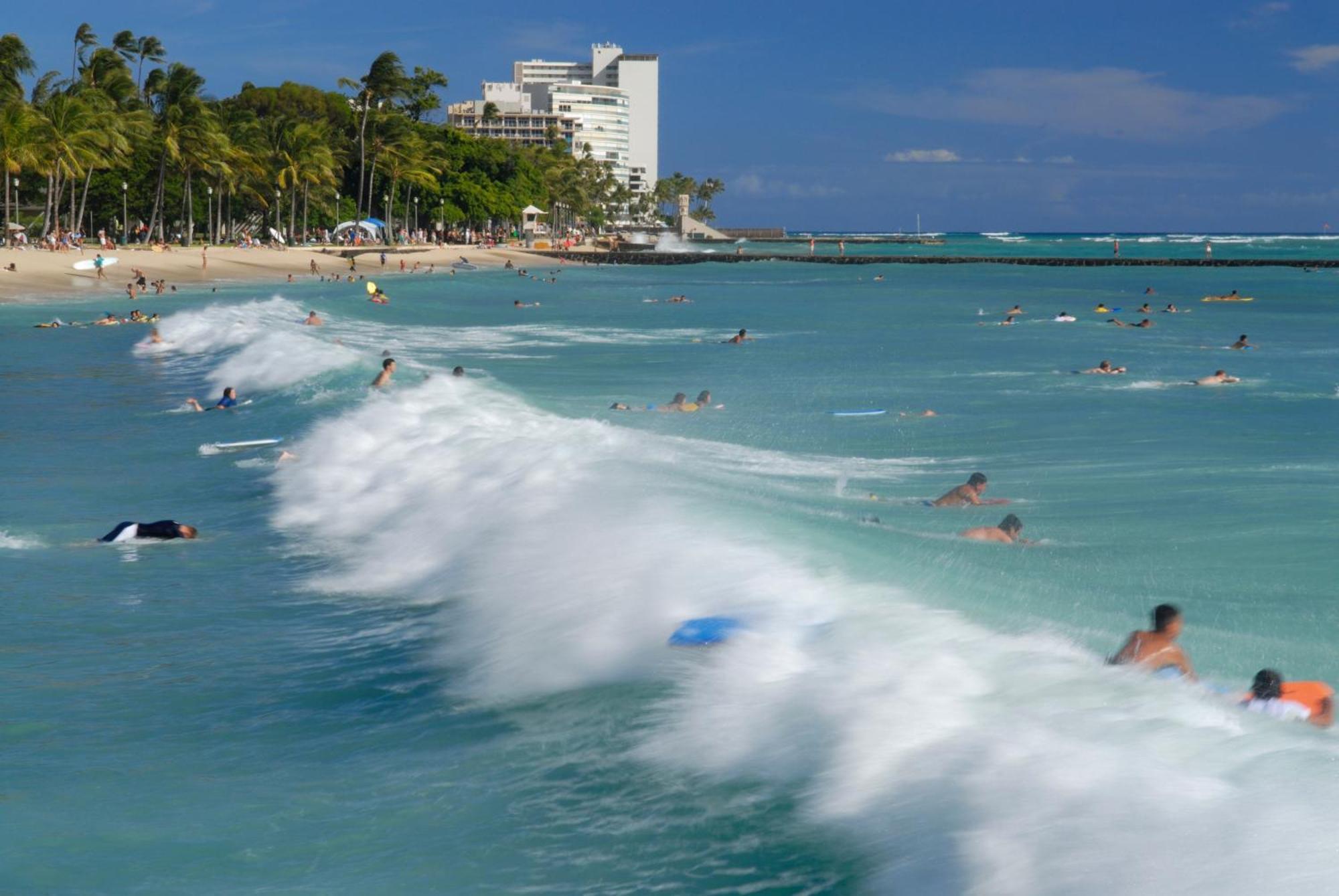 1Br With Great Ocean Views, 1 Block To Waikiki Beach Honolulu Exteriör bild