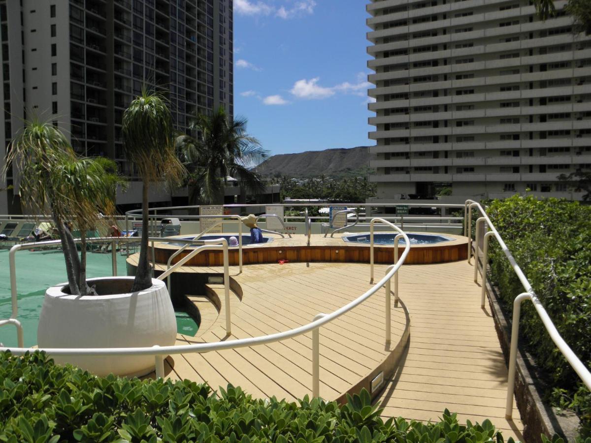 1Br With Great Ocean Views, 1 Block To Waikiki Beach Honolulu Rum bild